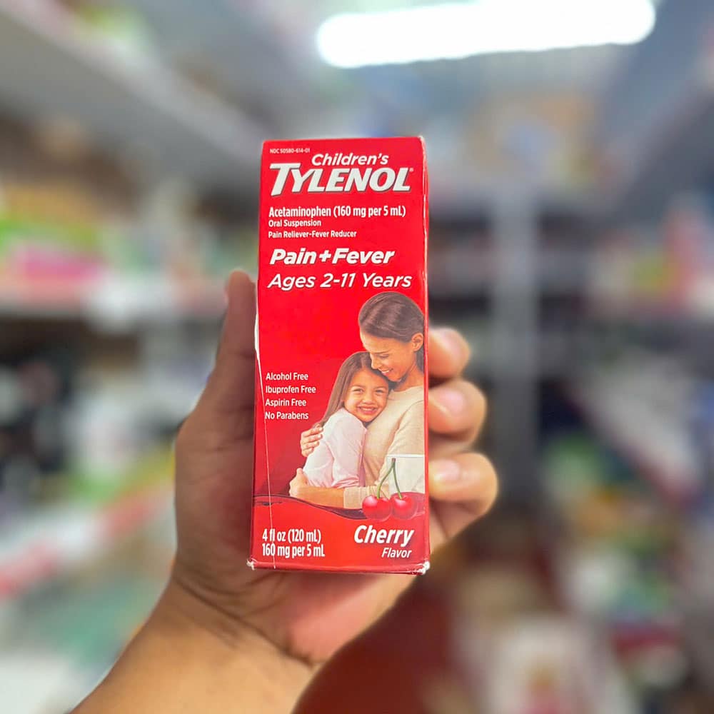 Siro Tylenol cho trẻ 2-11 tuổi Children’s Tylenol Pain Fever 120ml (Vị Cherry) - Ảnh 2