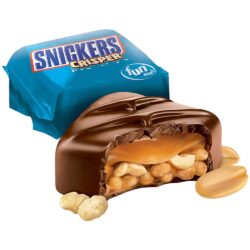 Socola caramen cốm đậu phộng Snickers Crisper Fun Size 300.8g 5 Socola caramen cốm đậu phộng Snickers Crisper Fun Size 300.8g