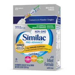 Sữa bột tiện lợi cho bé từ 0-12 tháng Similac Pro-Advance Non-GMO HMO 16.4g x16 gói 7 Sữa bột Similac cho bé từ 0-12 tháng Similac Pro-Advance Non-GMO HMO 16.4g x 16 gói
