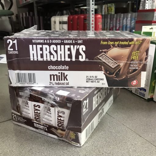 Sữa socola Hershey’s Chocolate Milk 236ml thùng 21 hộp