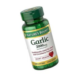 Tinh dầu tỏi nguyên chất tốt cho tim mạch Nature’s Bounty Garlic 2000mg 120 viên