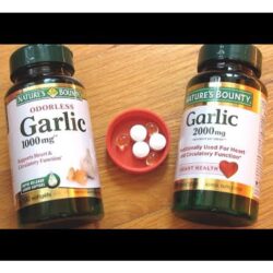 Tinh dầu tỏi nguyên chất tốt cho tim mạch Nature’s Bounty Garlic 2000mg 120 viên