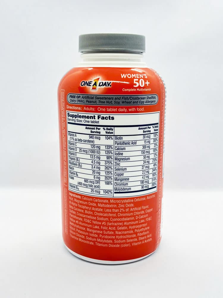 TPCN One A Day cho phụ nữ trên 50 One A Day Women's 50+ Multivitamin 300 viên (Mẫu mới) 3 TPCN One A Day cho phụ nữ trên 50 One A Day Women's 50+ Multivitamin 300 viên (Mẫu mới) - Ảnh 3