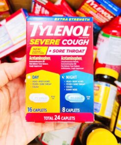 tri cam lanh va cum tylenol cold flu severe day 16 caplets night 8 caplets 191224 ka