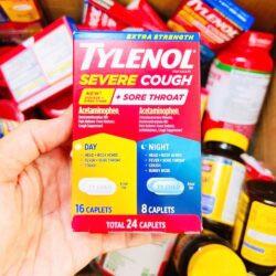 tri cam lanh va cum tylenol cold flu severe day 16 caplets night 8 caplets 191224 ka