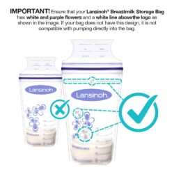 Túi trữ sữa Lansinoh 180ml hộp 100 cái
