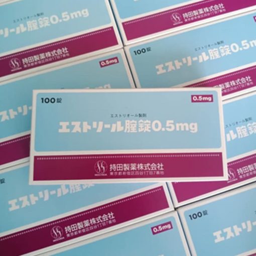 Viên nén đặt chữa viêm âm đạo se khít EStoril 0.5mg Nhật Bản hộp 100 viên