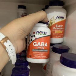 Viên uống bổ não, giảm stress Now GABA 500mg 100 viên 8 Viên uống bổ não, giảm stress Now GABA 500mg 100 viên