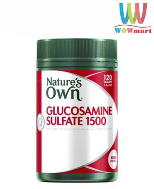 Viên uống bổ sụn khớp Nature’s Own Glucosamine Sulfate 1500mg 120 viên