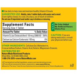 Viên uống bổ sung Vitamin D3 Nature Made D3 50mcg (2000 IU) 220 viên 7 vien uong bo sung vitamin d3 nature made d3 50mcg 2000 iu 220 vien knwa