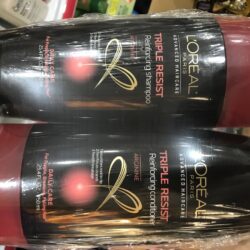 dau goi va dau xa loreal phuc hoi hu ton loreal triple resist chai 750ml x2 3473