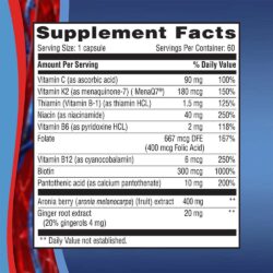 Hỗ trợ tim và xương khỏe mạnh Weider Artery Health Vitamin K2 180mcg 60 viên 7 Hỗ trợ tim và xương khỏe mạnh Weider Artery Health Vitamin K2 180mcg 60 viên