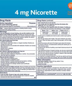 Kẹo cai thuốc Nicorette Gum Fruit Chill 2mg 200 viên