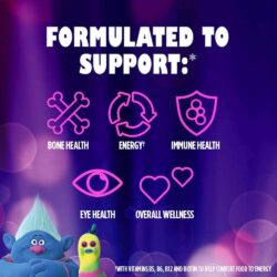 Kẹo dẻo Vitamin cho trẻ em One A Day Kids Trolls Complete Multivitamin Gummies 180 viên 17 keo deo vitamin cho tre em one a day kids trolls complete multivitamin gummies 180 vien kng