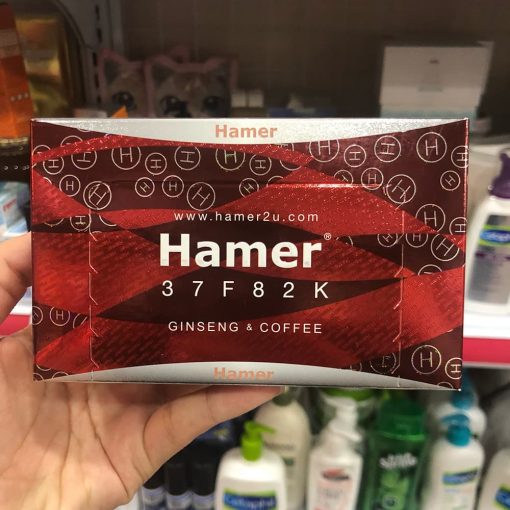 Kẹo sâm Hamer Ginseng & Coffee tăng cường sinh lý nam giới hộp 30 viên mẫu mới