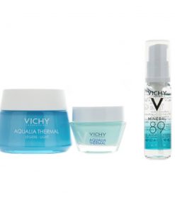 Set dưỡng ẩm trẻ hóa làn da ngày và đêm Vichy Aqualia Thermal 3 món