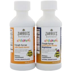 Siro trị ho cho trẻ từ 1-12 tuổi Zarbee's Cough Syrup Day & Night 118ml x2 chai
