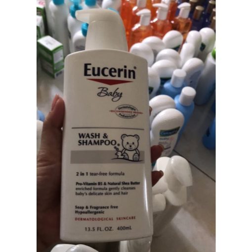 Sữa tắm gội cho bé Eucerin Baby Wash Shampoo 400ml