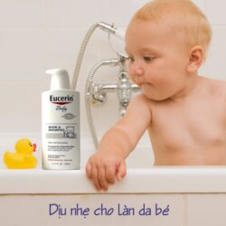 Sữa tắm gội cho bé Eucerin Baby Wash Shampoo 400ml 6 Sữa tắm gội cho bé Eucerin Baby Wash Shampoo 400ml