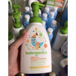 Sữa tắm gội sơ sinh Babyganics Night Time Orange Blossom 473ml 5 Sua tam goi so sinh Babyganics Night Time Orange Blossom 473ml