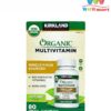 Viên uống bổ sung đa vitamin hữu cơ Kirkland Signature Organic Multivitamin 80 viên