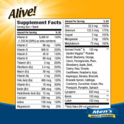 Viên uống bổ sung vitamin cho nam giới Alive! Men's Multivitamin 200 viên