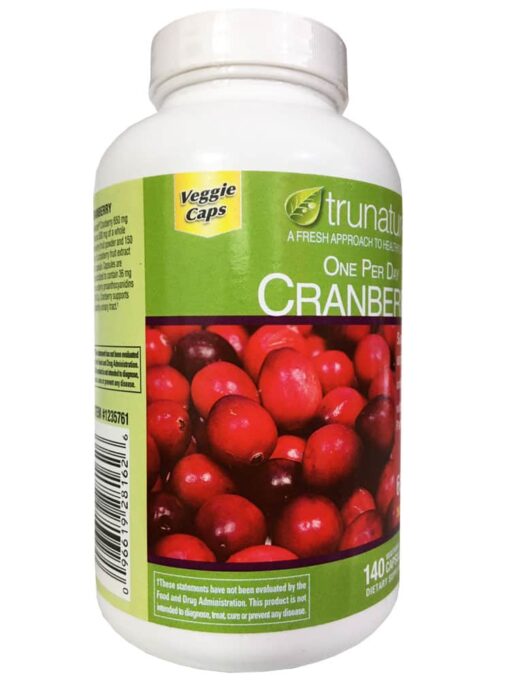 vien uong ho tro duong tiet nieu trunature cranberry 650mg 140 vien 290624 ka