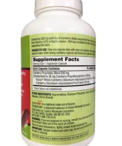 vien uong ho tro duong tiet nieu trunature cranberry 650mg 140 vien 290624 kc