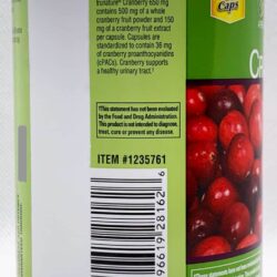 vien uong ho tro duong tiet nieu trunature cranberry 650mg 140 vien kng