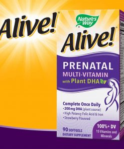 Vitamin cho bà bầu Alive! Prenatal Multivitamin DHA 90 viên