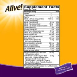 Vitamin cho bà bầu Alive! Prenatal Multivitamin DHA 90 viên