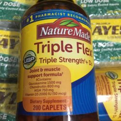 Viên uống bổ khớp Nature Made Triple Flex Triple Strength 200 viên (Mẫu mới) 4 1 1 1