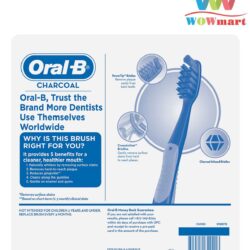 ban chai danh rang than hoat tinh oral b charcoat toothbrushes set 6 cay 2