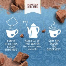 bot cacao swiss miss hot cocoa mix milk chocolate 50 goi knd