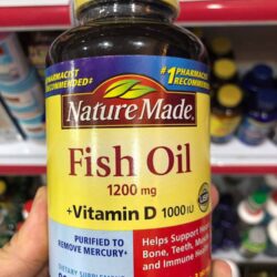 Dầu cá + Vitamin D Nature Made Fish Oil 1200mg + Vitamin D 1000 I.U 90 viên 5 nature-made-fish-oil-1200mg-vitamin-d-1000-i-u-90-vien_1058