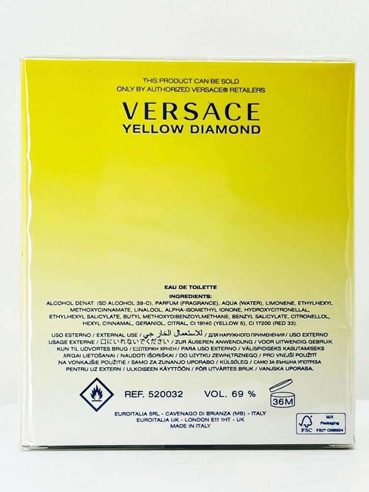 Nước hoa nữ Versace Yellow Diamond EDT 90ml 4 Nước hoa nữ Versace Yellow Diamond EDT 90ml - Ảnh 4