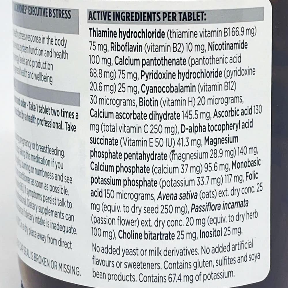 Viên uống giảm stress Blackmores Executive B Stress Formula 125 viên - Ảnh 4