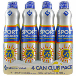 Kem chống nắng Member's Mark Sport Sunscreen 4can x 258g 5 Kem chong nang Members Mark Sport Sunscreen 4can x 258g3