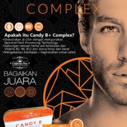 Kẹo tăng cường sinh lý dành cho nam giới Candy B+ Complex 12 viên 6 Keo Candy B Complex danh cho nam gioi 12 vien 1