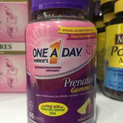 Kẹo dẻo đa Vitamin dành cho bà bầu One A Day Women's Prenatal 60 Gummies 5 Keo ngam vitamin danh cho ba bau one a day womens prenatal gummies 60vien