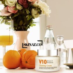 Kem dưỡng trắng da V10 Gleaming Cream Skinaz Hàn Quốc 100ml 7 kem duong trang da v10 gleaming cream skinaz han quoc 100ml 1