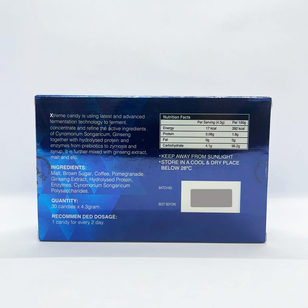 Kẹo sâm Xtreme Candy tăng cường sinh lý dành cho nam giới 30 viên 3 Kẹo sâm Xtreme Candy tăng cường sinh lý dành cho nam giới 30 viên - Ảnh 3