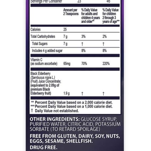 Siro Sambucol tăng đề kháng cho trẻ 2 tuổi trở lên SAMBUCOL Black Elderberry Advanced Immune Syrup Kids 120ml 12 siro cho be sambucol black elderberry tu 2 tuoi cho len 120ml 231025 kb
