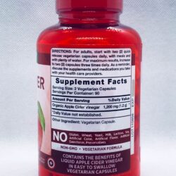 vien giam tao huu co natures truth apple cider vinegar 1200 mg 180vien kd