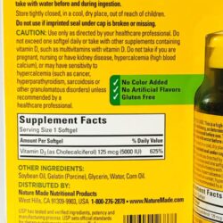 vien nang uong cung cap vitamin d3 nature made 5000iu 220vien kna