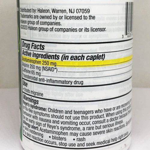 vien uong tri chung dau nua dau excedrin migraine 300 caplets 010724 kj