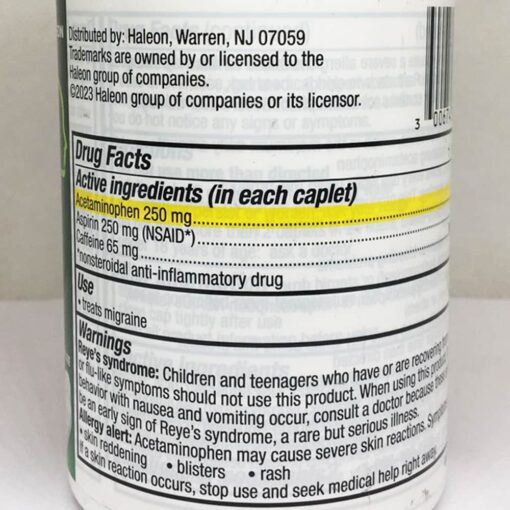 vien uong tri chung dau nua dau excedrin migraine 300 caplets 010724 kj