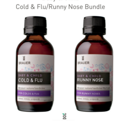 Siro Cảm & Cúm cho trẻ 2-12 tuổi Brauer Baby & Child Cold & Flu 100ml 6 Baby Child Bundle Cold Flu and Runny