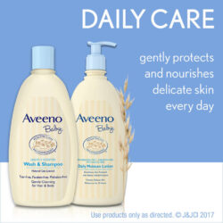 Bộ dầu gội và dưỡng cho bé Aveeno Baby Care Set Shampoo & Lotion 354ml 9 Bo dau goi va duong cho be Aveeno Baby Care Set Shampoo 354ml Lotion 354ml5