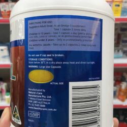 Dầu cá Healthy Care Odourless Fish Oil 2000mg 400 viên 15 Dau ca Healthy Care Odourless Fish Oil 2000mg 400 vien 1618